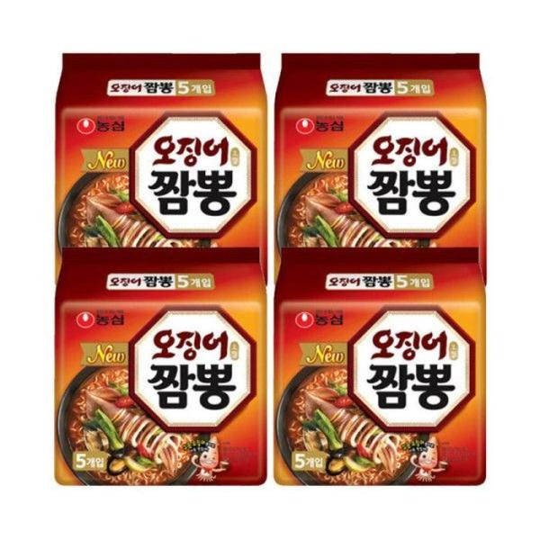 農心 イカチャンポン 5入 マルチパック 4個 × 20個