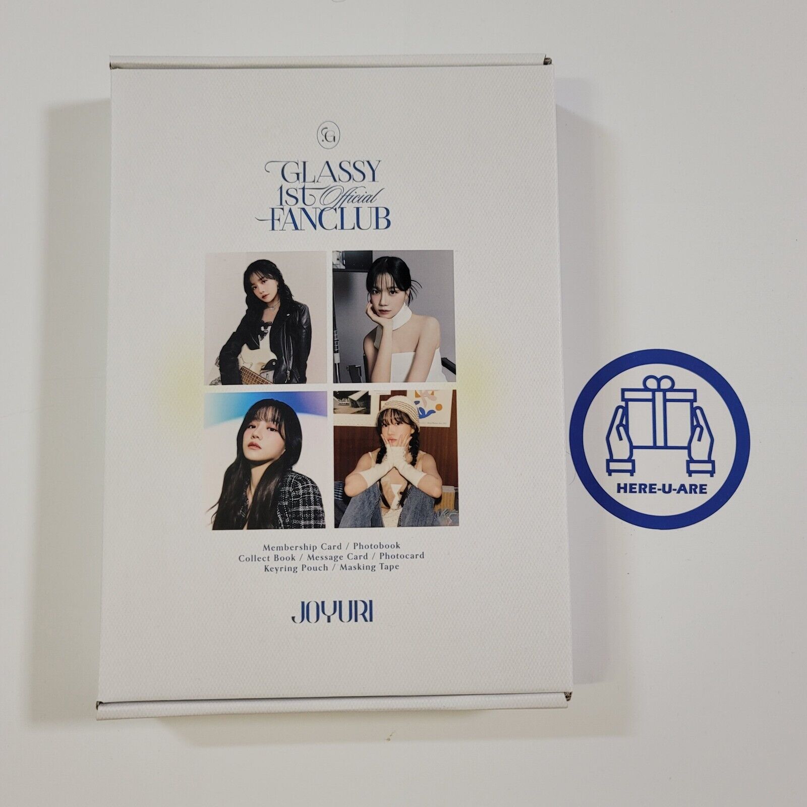Izone Jo Yuri official Membership1st first fanclub kit Glassy JOYURI photocard Official チョ ユリ ファンクラブ