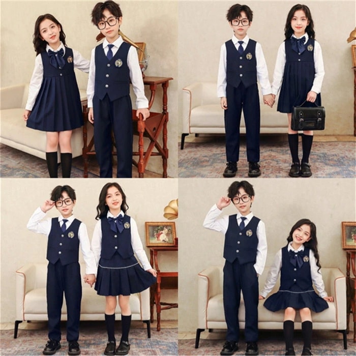 最新の製品 入学式 スーツ 女の子 子供 ダンス衣装 キッズ スーツ 卒業式 スーツ 男の子スーツ 学園制服 フォーマルスーツ 3点セット 4点セット ワンピース シャツ ベスト パンツ 幼稚園 演出