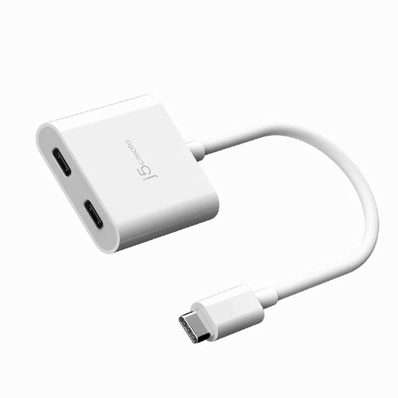 J5　USB-C to DP alt mode出力 ＆ PD充電 2in1 変換アダプター ［0.1m］　JCA164