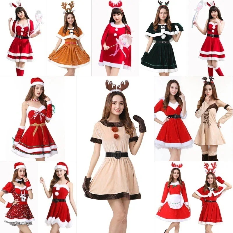 ファンタジークリスマス衣類セク今週の割引は 25% オフですシーコスプレ写真とオリジナルの中国風のレトロクリスマス服の写真