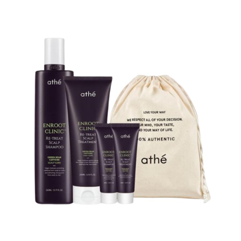 atheアンルートトリートメントシャンプーギフトセット（シャンプー360ml+トリートメント200ml+40ml*2) 5,494円