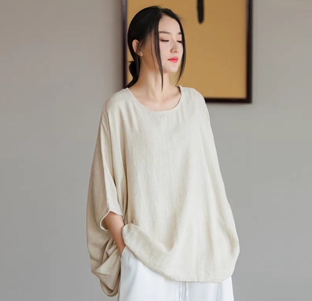 レディース トップス 7分袖 Aライン フェミニン チュール シフォン 透け感 シースルー ヴィンテージ かわいい 大人可愛い きれいめ シンプル カジュアル ラフ ガーリー ルーズ 個性的 主役級