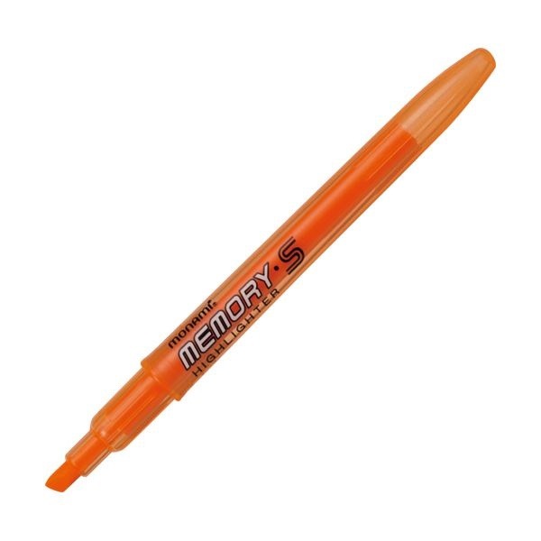 （まとめ） モナミ 蛍光ペン MEMORYSHIGHLIGHTER 橙 18409 1本 100セット