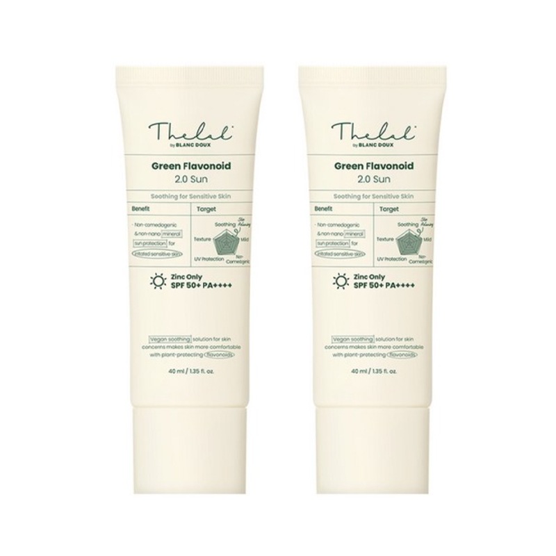[1+1] グリーンフラボノイド2.0 サンクリーム SPF50+ PA++++ 40ml+40ml / 韓国コスメ
