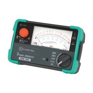 共立電気計器 キューメグ 3レンジ絶縁抵抗計 （125V／250V／500V） 3432 29,632円