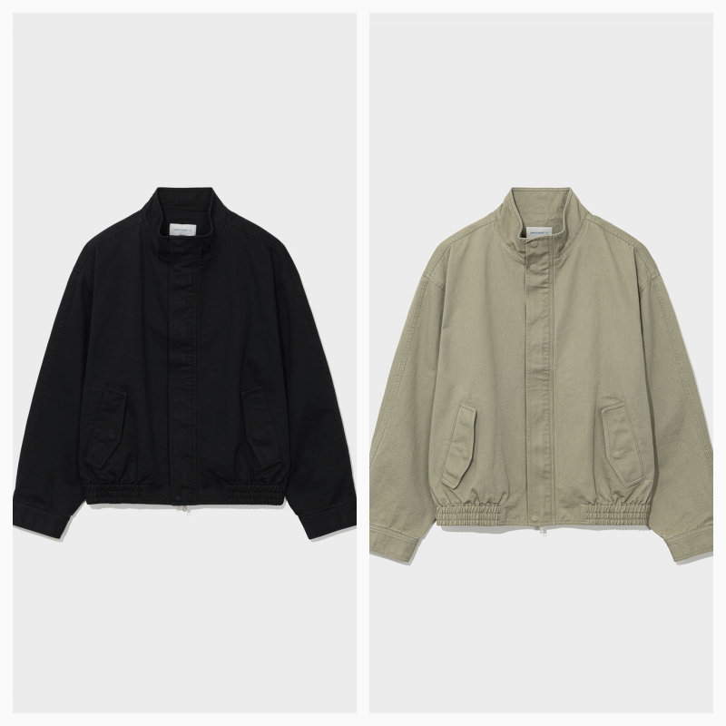 【LOW CLASSIC】26SS WASHED COTTON JUMPER : 2COLORS