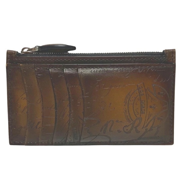 ベルルッティ コア マキシ スクリット ロング ジップ コインケース 財布【中古】