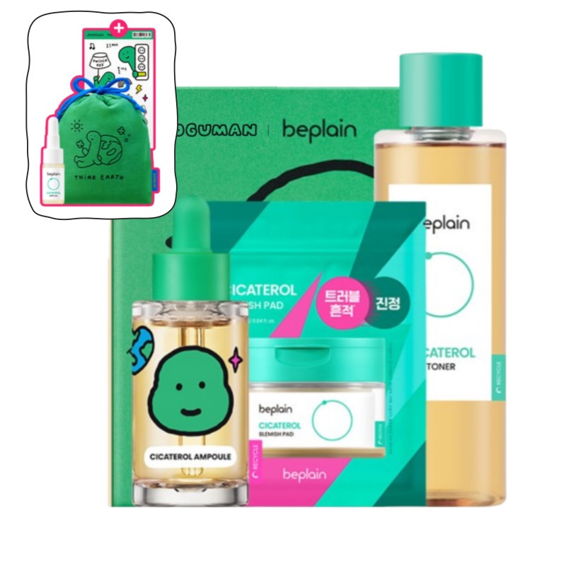 [ジョグマンエディション] シカテロル アンプル 30ml + パッド10枚+トナー200ml（贈呈:保冷ポーチ,ステッカー,アンプル5ml）