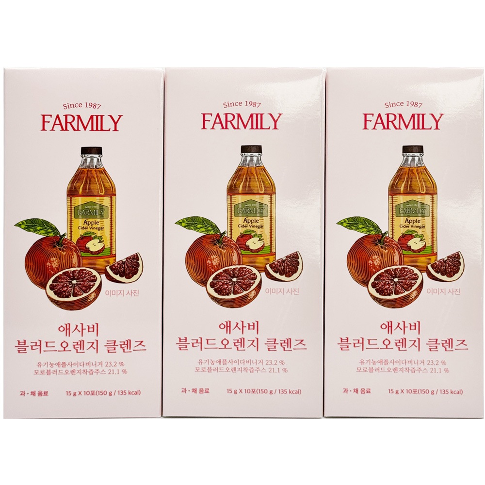 팜밀리 애사비 블러드 클렌즈 10포 x 3개