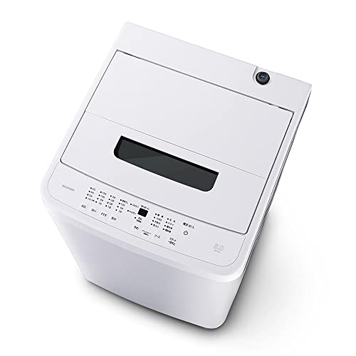 【新生活応援商品】 アイリスオーヤマ 洗濯機 5kg 幅54cm 一人暮らし 部屋干し時間短縮モード 脱水30%UP 折り畳みできる蓋 上部を収納スペースに有効活用 IAW-T504