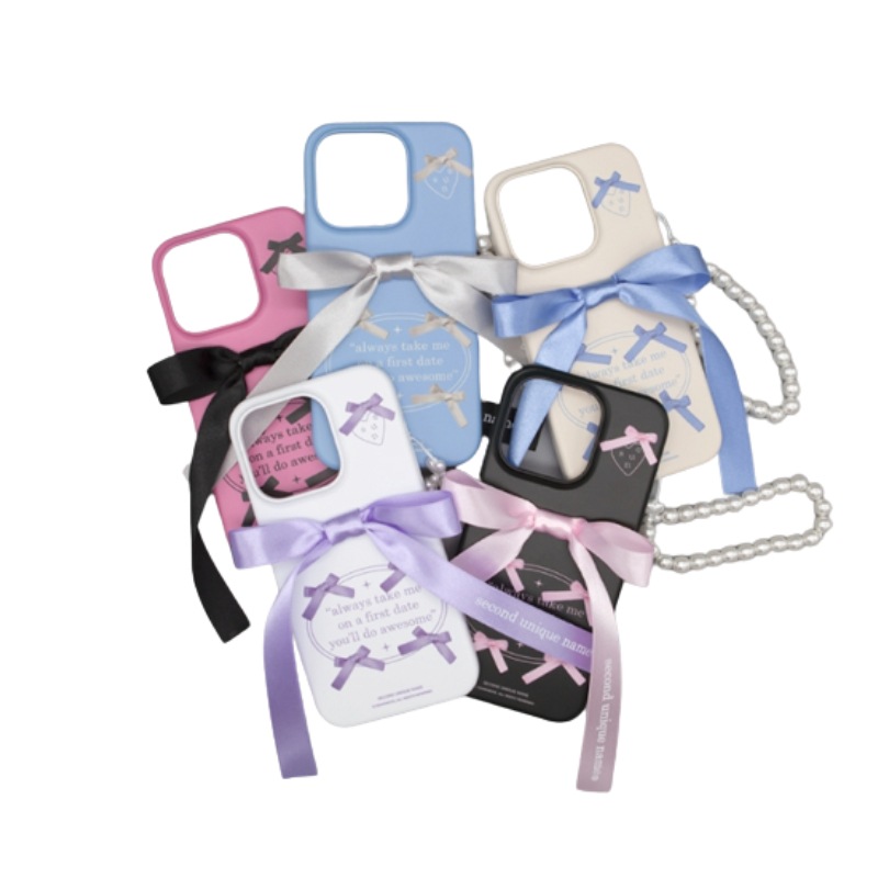 【韓国人気】 SUN CASE BALLET RIBBON PINK　iPhone　Case