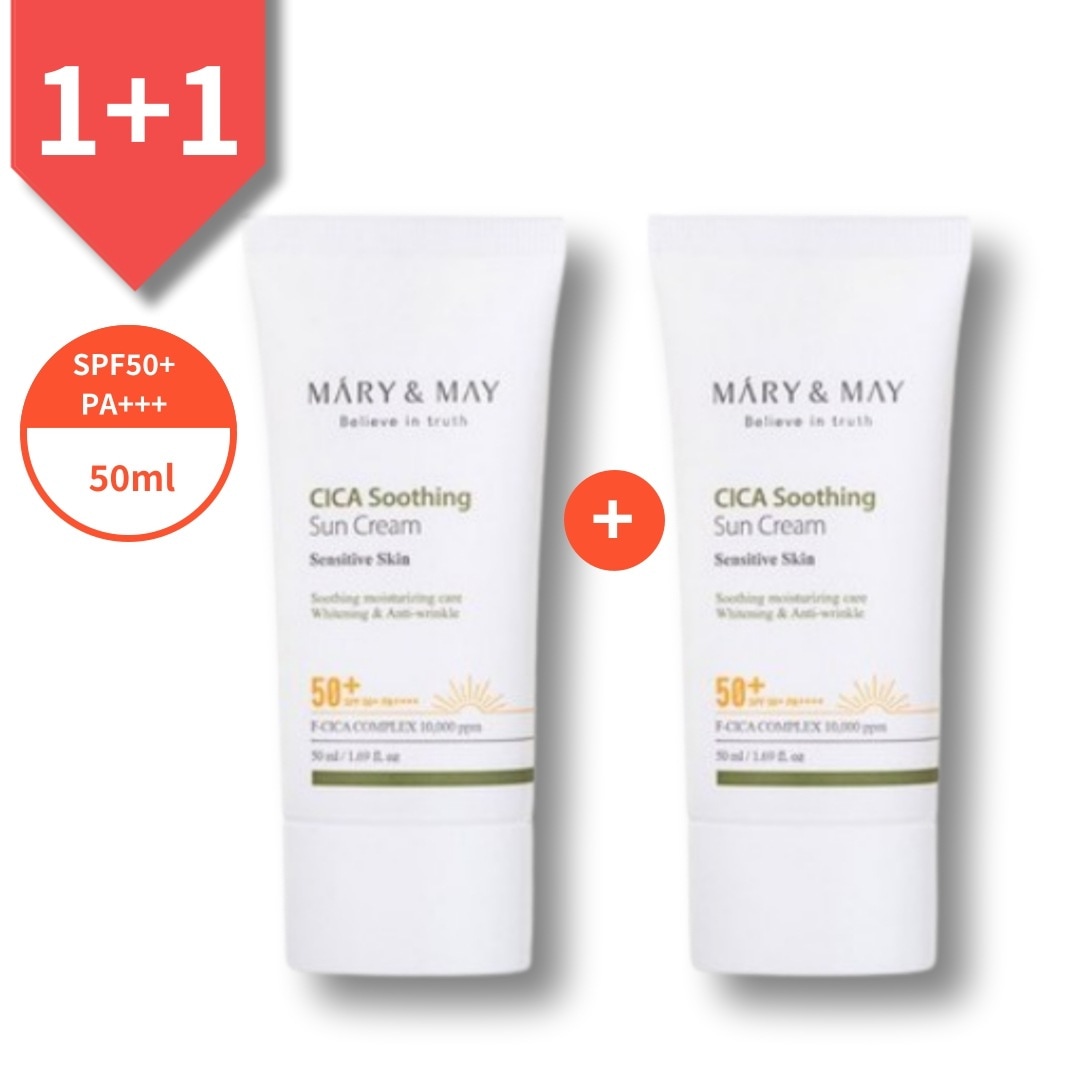 [1+1]ヴィーガンシカ スージング サンクリーム 50ml/SPF50+PA++++