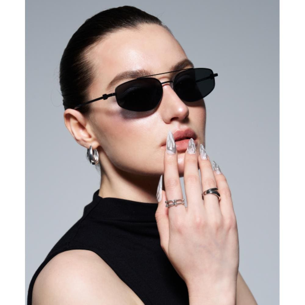 RECLOW RC STAINLESS GB97 SUNGLASS BLACK