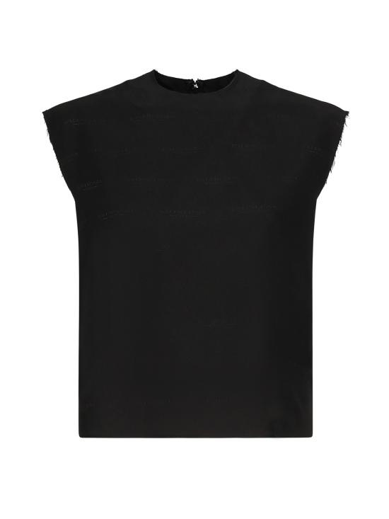 BALENCIAGA Women Tunic Tops 838750 TSN091000 Black