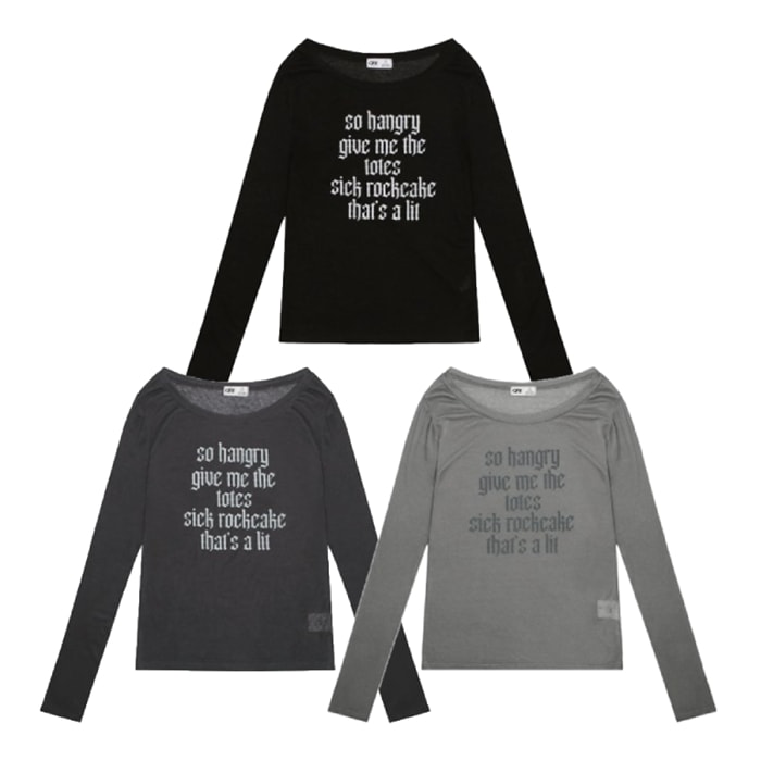 ファンクメッシュトップ ラウンド Tシャツ 3COLORS