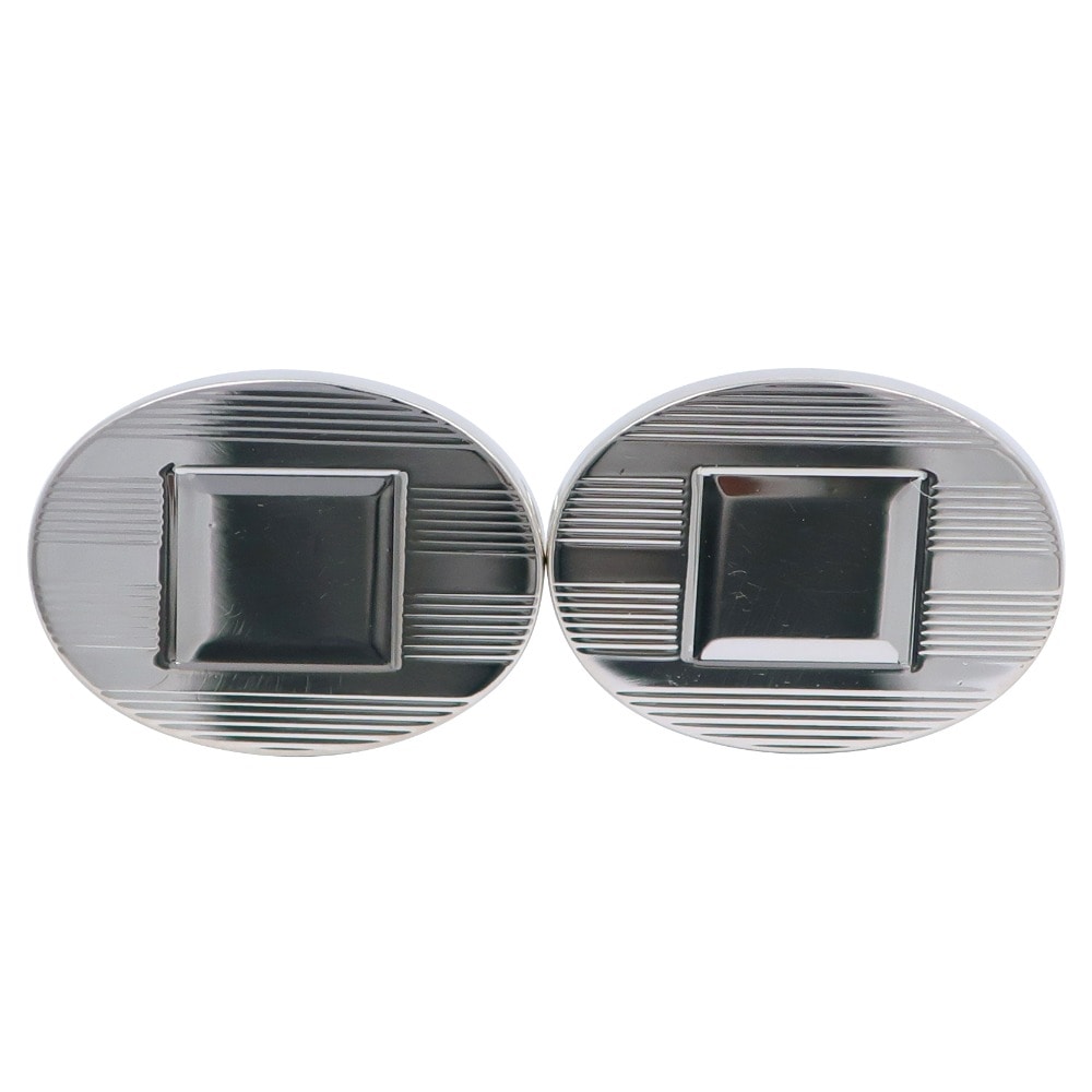 オーバル カフス シルバー925 メンズ 中古品 A-ランク