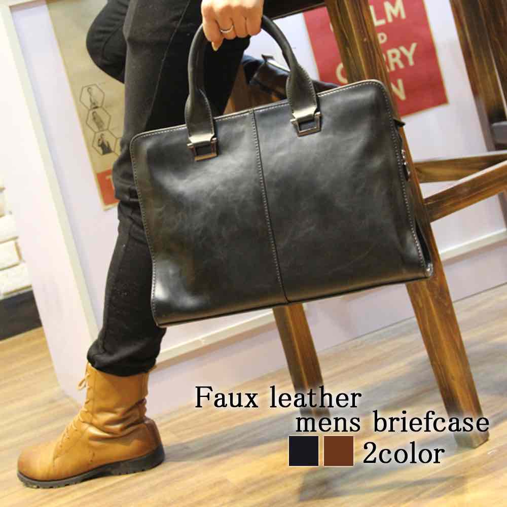 ビジネスバッグ メンズ レザーメンズブリーフケース 小さい 3WAY ハイ 春 ショルダーバッグ 通学 40代 ノートPC 夏 冬 ビジネス 安い 50代 30代 秋 パソコン 男子 大容量 革 A4 4,523円