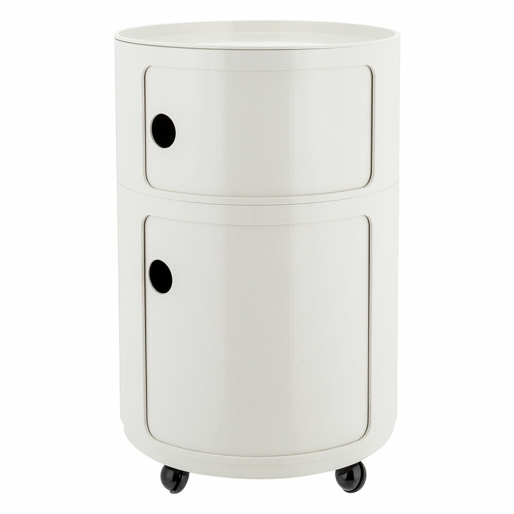 EU正規品 コンポニビリ ラウンドエレメント ハイ天板なし 4955 ホワイト インテリア 機能的