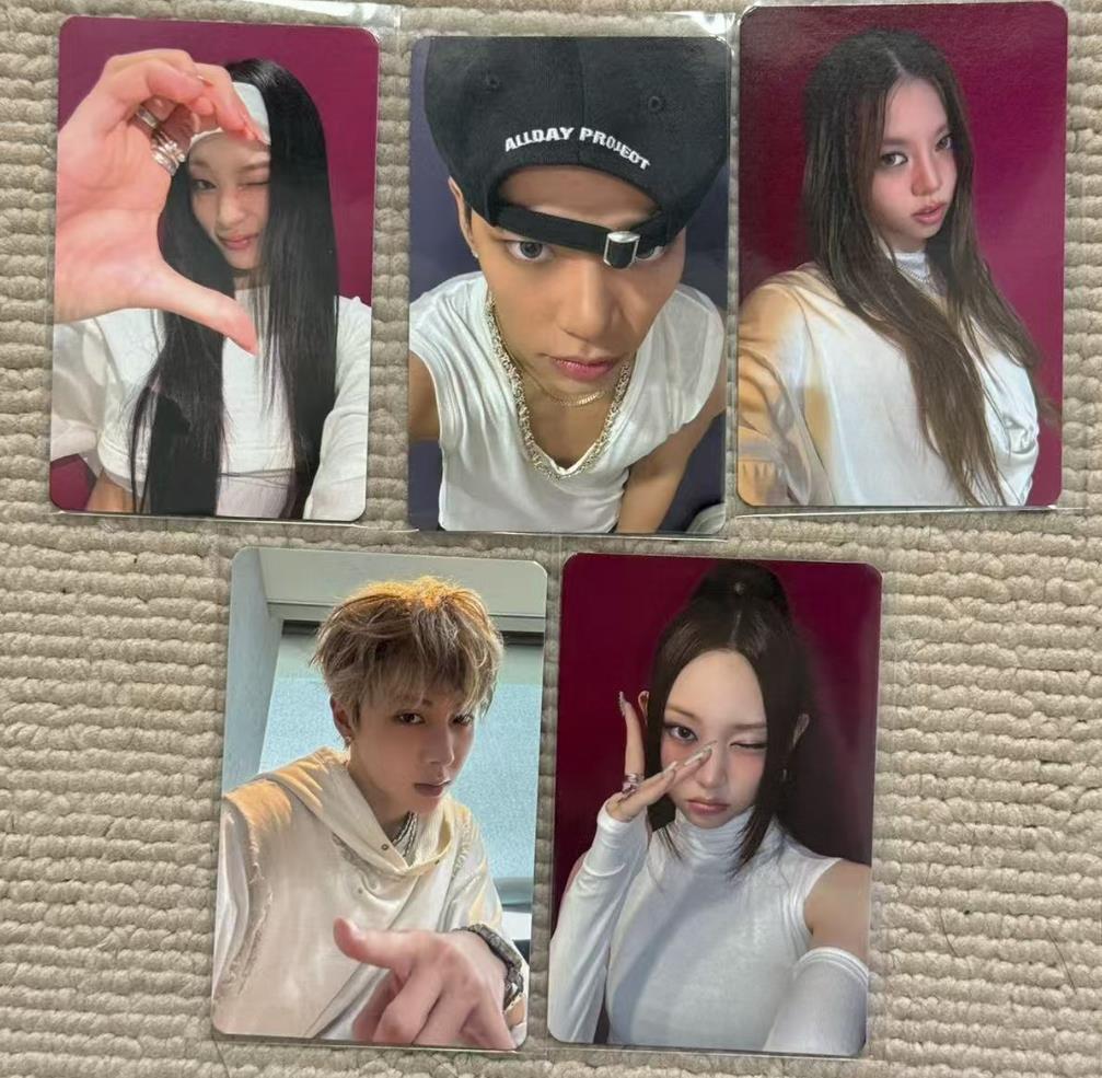 公式品　ALLDAY PROJECT adp memoz 2.0 luck　特典トレカ 　全員５枚セット