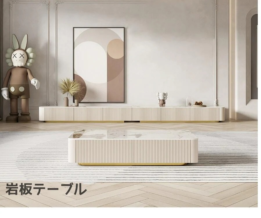 モダンシンプル テレビキャビネットコンビネーション北欧リビングテレビキャビネット大小家庭用フロアキャビネット