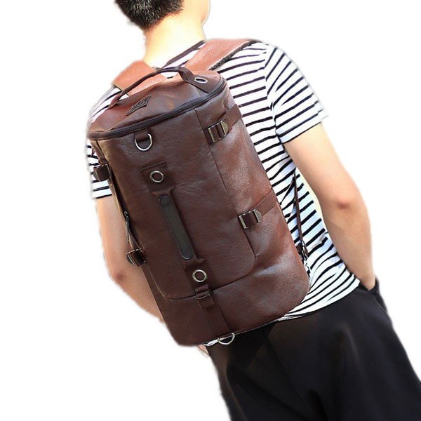 ボストンバッグ 男女兼用 リュック トラベル ショルダーバッグ ビジネス PUレザー 大きめ
