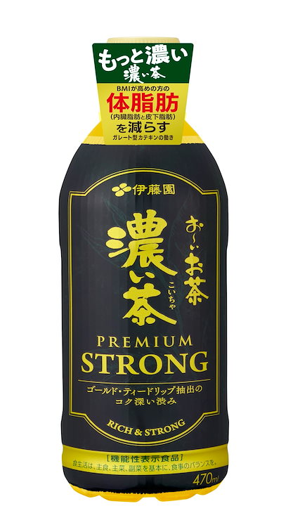 他サイト： おーいお茶 濃い茶 プレミアム ストロング 470ml×24本 機能性表示食品 ペットボトル プレストの商品画像