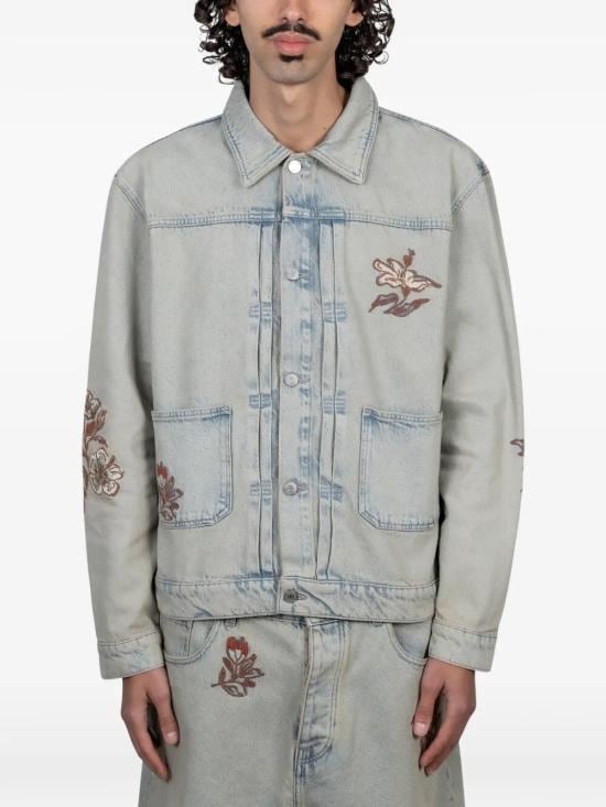 DROLE DE MONSIEUR Men Denim Jackets K JT271 CO123 DUS DUSTY
