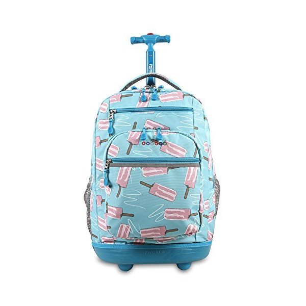 J World New York Sundance Laptop Rolling Backpack， Ice Pop， One Size 並行輸入品
