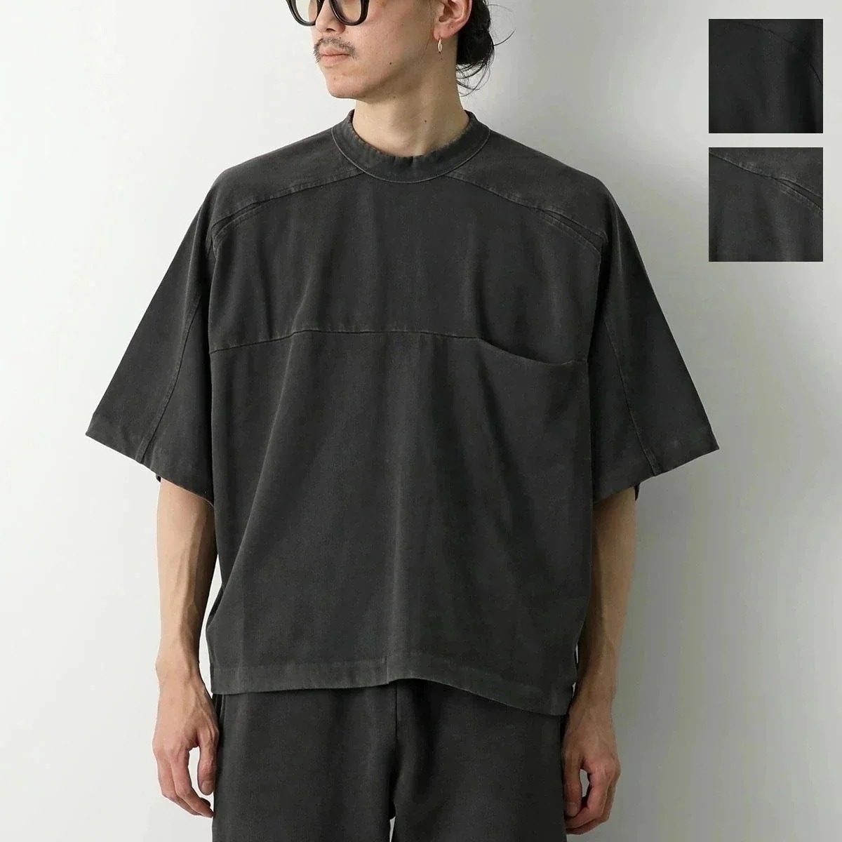 ENTIRE STUDIOS エンタイアスタジオ Tシャツ HEAVY POCKET TEE ES2361 メンズ 半袖 カットソー コットン 胸ポケット オー 【ts】