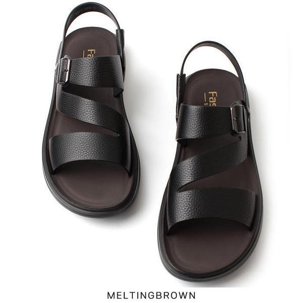 メンズサンダル 夏サンダル メンズ レザーサンダル Al23