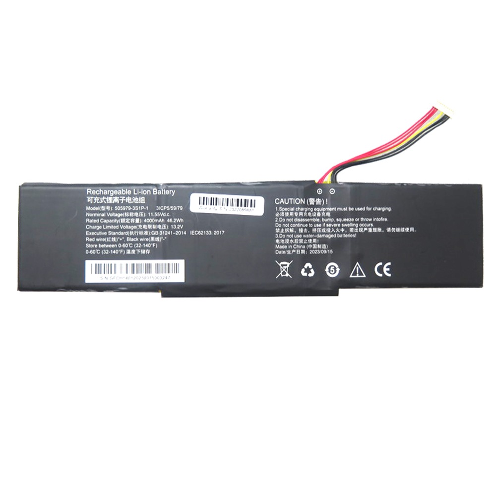 ノートパソコンバッテリー に適合する Chuwi CoreBook X 14 CWI529 505979-3S1P-1 11.55Vdc 46.2Wh 10PIN 7Lines
