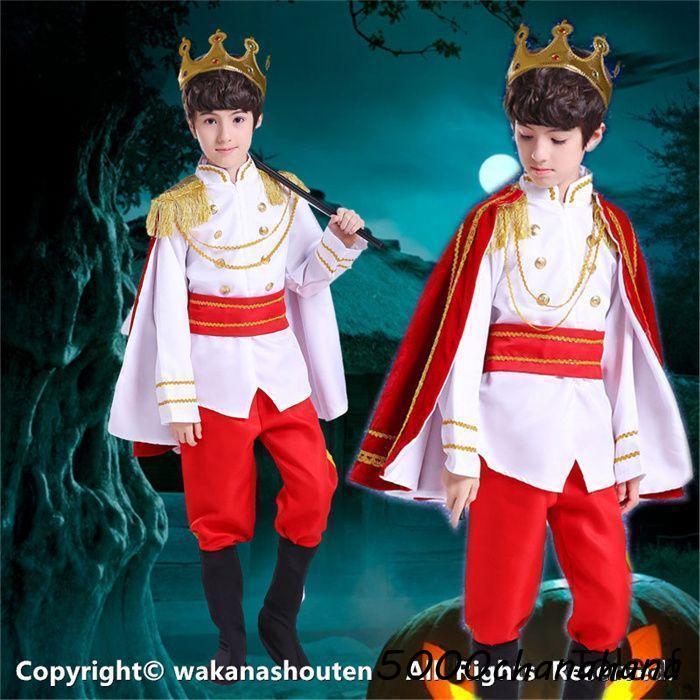 [本日のセール]コスプレ衣装 コスチューム キッズ 変装 華麗 仮装 キッズ ジェントルマン 万聖節 貴族 男の子 王子様 王族服 貴公子 仮装 子供