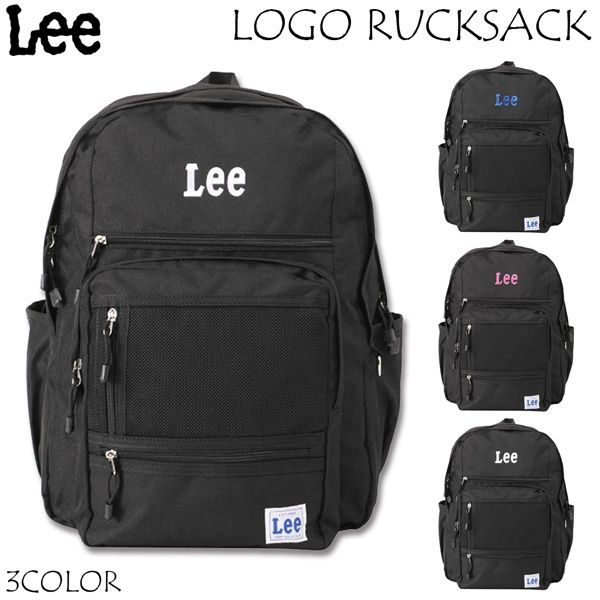 取寄品 リー Lee 多機能ロゴ入りバックパック リュックサック デイパック 通学バッグ トラベルバッグ 0425937