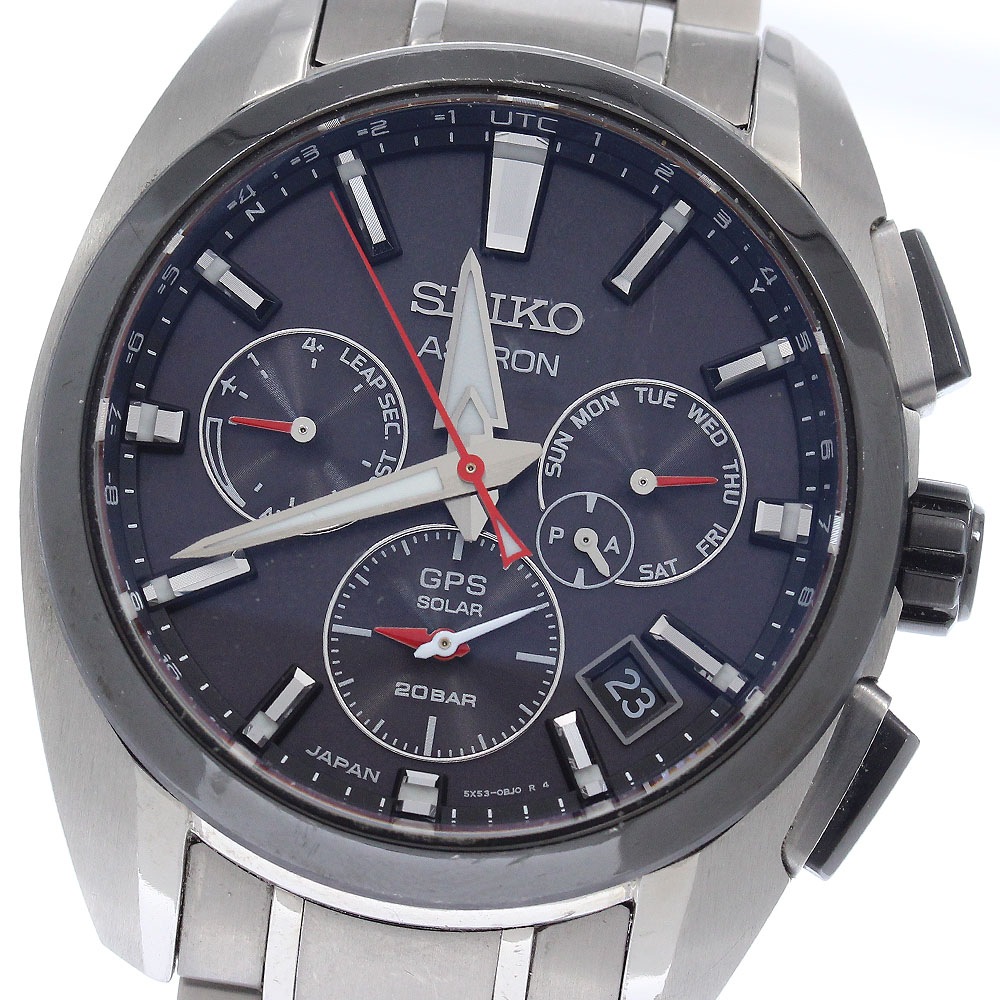 セイコー SEIKO SBXC103/5X53-0AV0 アストロン グローバルライン スポーツ 5Xチタンモデル GPS ソーラー電波 メンズ _956045【中古】