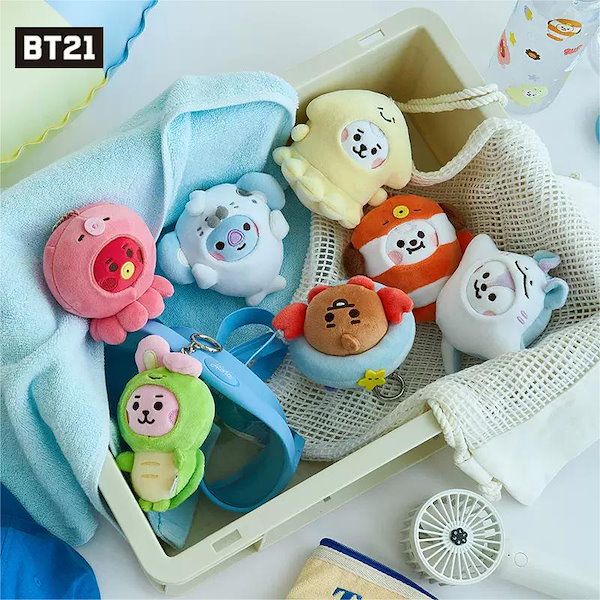 Qoo10] BT21 BTS かわいい人形キーホルダー OCE