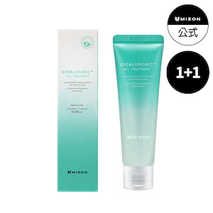 [公式] 1+1 しかルロニックジェルクリーム 50ml, ツボクサエキス, ヒアルロン酸, モイスチャー, ビーガンフォーミュラ, しずくテクスチャー, べたつかないクリーム