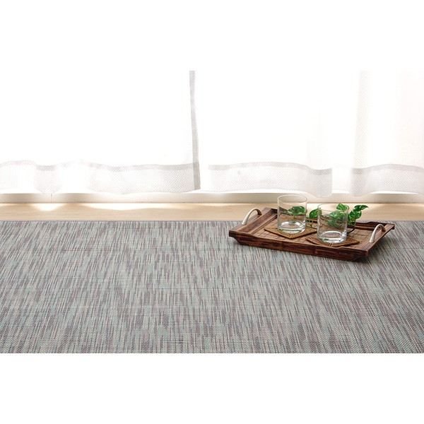 1100290134001 ラグ カーペット 無地 シンプル バンブー 竹 DXフォース グレー 約95×150cm メーカー直送