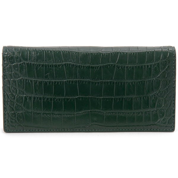 ロダニア マットクロコダイル 長財布 RDOC6636M-CGN グリーン
