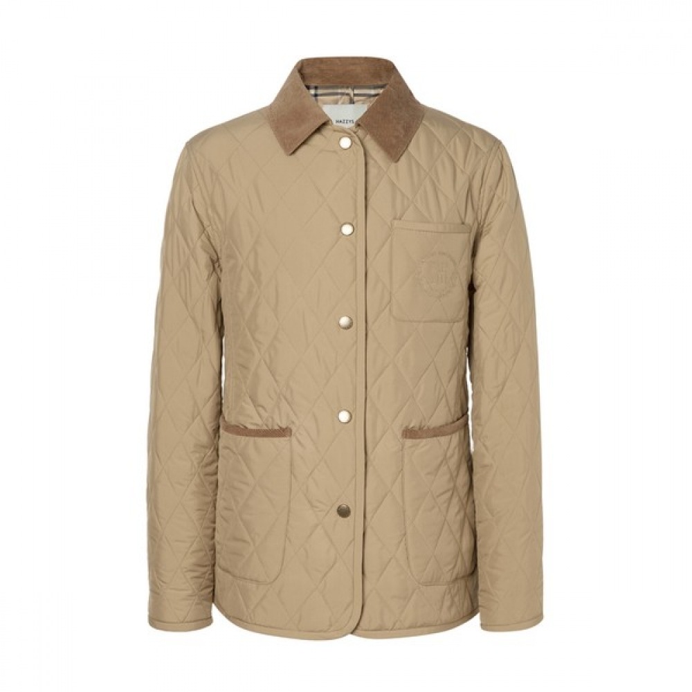 (ヘッジスレディース) 24FW キルティングロングスリーブジャンパーベージュ HSJU4DC93I2 29,790円