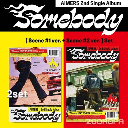 [2종세트] AIMERS 에이머스 Somebody 싱글앨범 2집