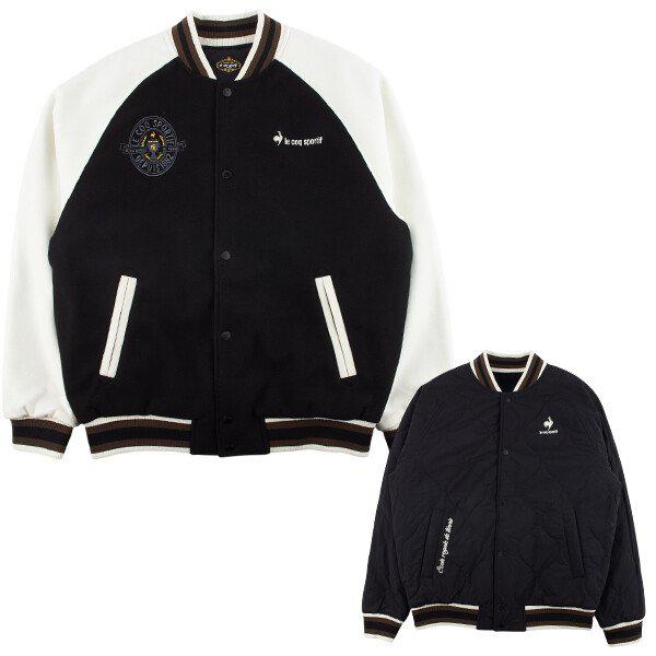 セミオーバーフィット デュース バーシティ リバーシブル ジャケット QP423TJKO7 BLK