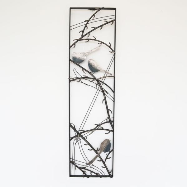 壁掛け 飾り ウォールデコレーション モダンアート ナチュラル アンティーク アイアン ボタニカル 280x1000mm