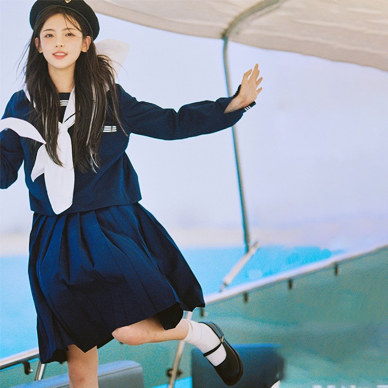 【1つ買うと10つ無料】スーツホワイトカラーシアン3ブックjkユニフォーム女性の基本スタイルスーツ