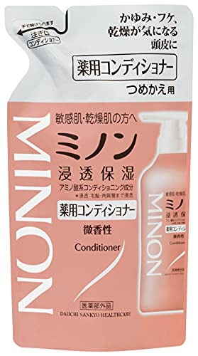 他サイト： ミノン 薬用コンディショナー つめかえ用 380mlの商品画像