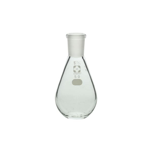 共通摺合平底なす形フラスコ 50mL (005400-1550)