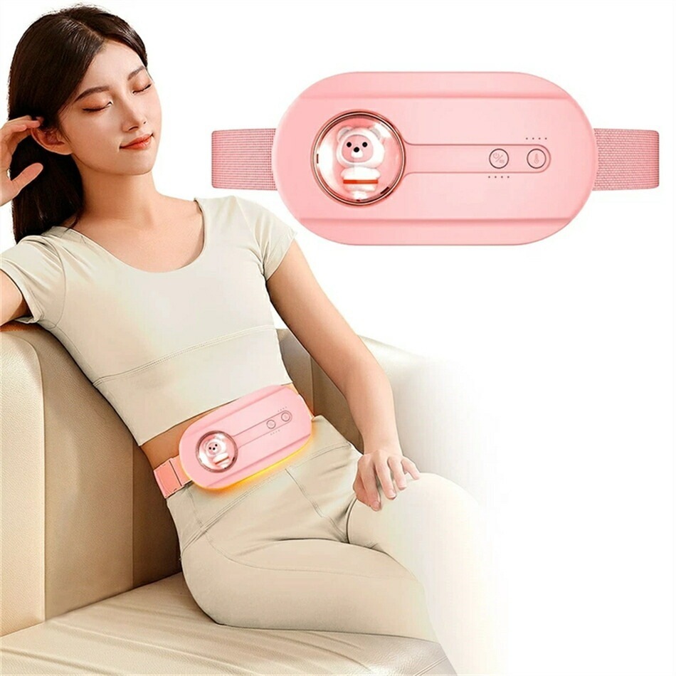 【母の日】腰暖ベルト 腹部温熱ベルト 充電式カイロ 腰サポーター ホットベルト 4段階温度調節 電熱式 4種類の振動モード USB充電式 軽量 携帯便利 敬老の日 彼女へのプレゼント 自宅家庭用 職場