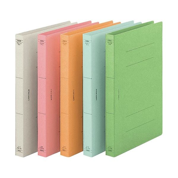 (まとめ) ライオン事務器フラットファイル(AWタイプ) 厚とじ A4タテ 250枚収容 背幅28mm 緑 AW-519Sミドリ 1冊 (×100セット)