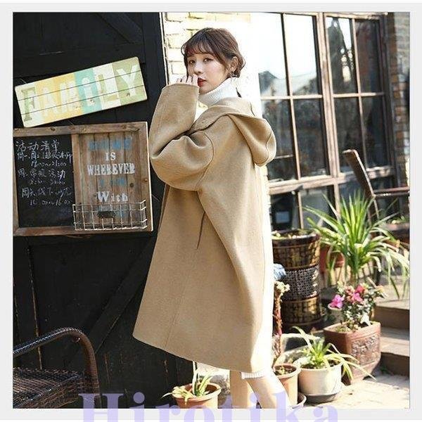 チェスターコート レディース ロング丈 秋冬アウター 無地 ラシャコート レディース ジャケット 通