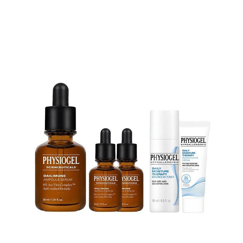 フィジオゲルデイリームアンプル30ml 1個+サイエンスティカルズアンプル10ml 2個